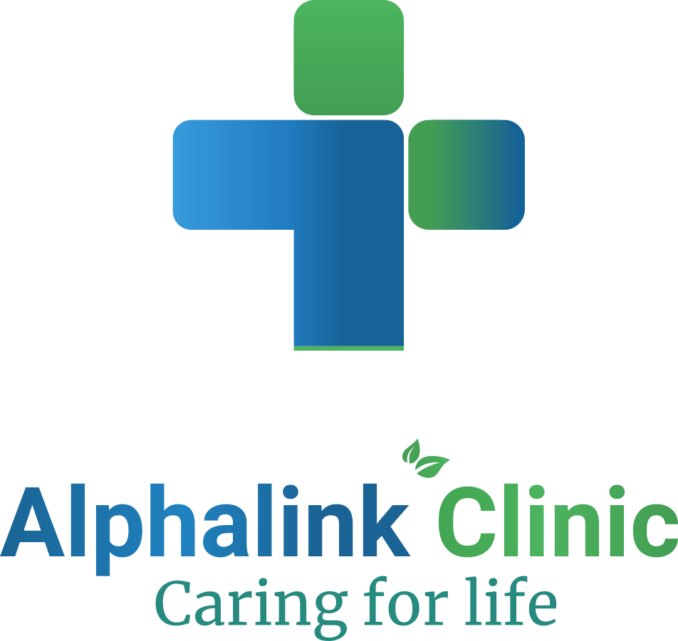 Alphalink Stacked Logo